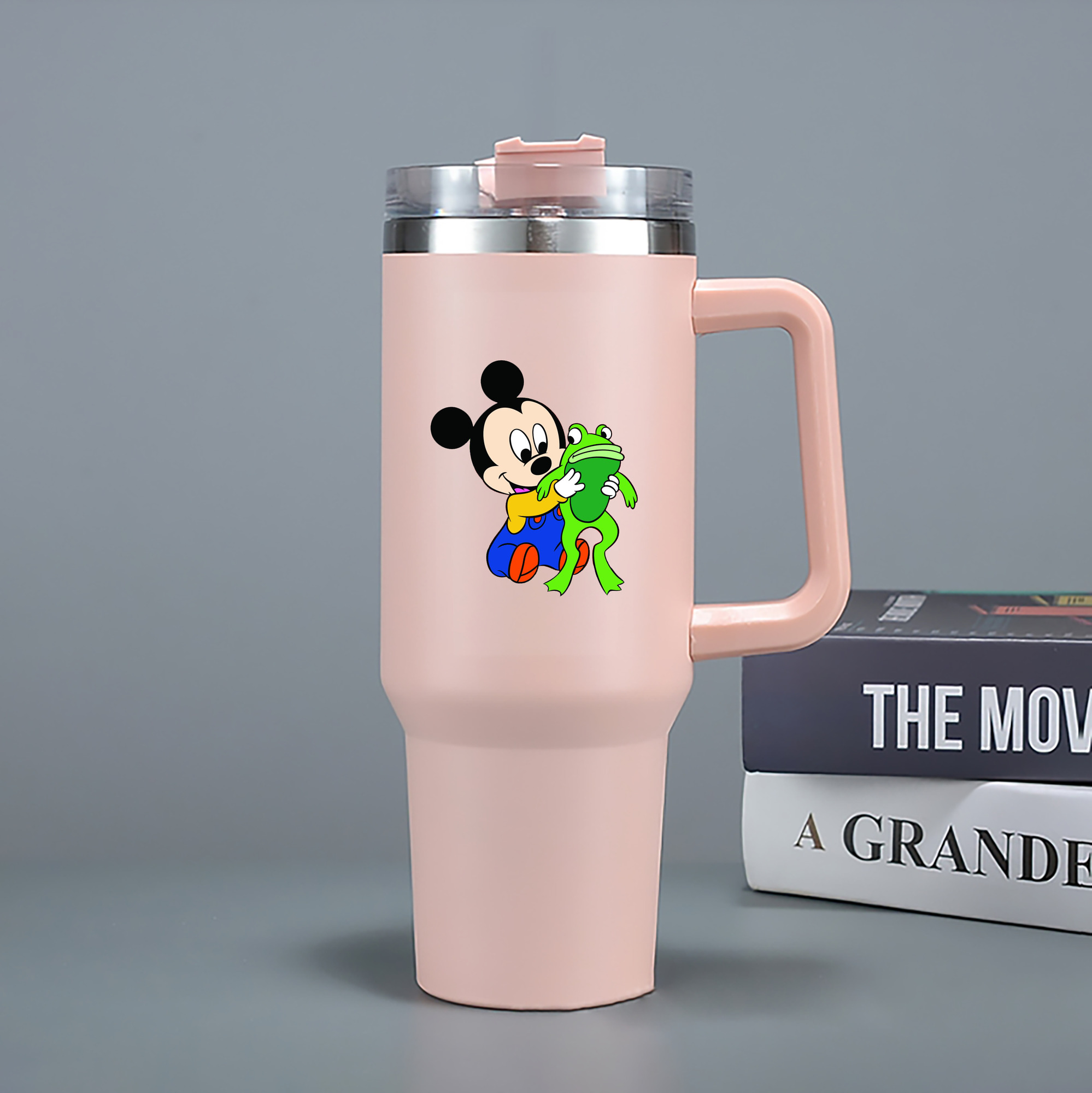 （画像用） ミッキーマウス Mickey Mouse 1200mL車用タンブラー（カラープリント）